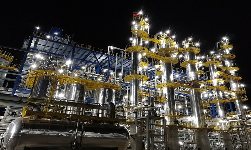 圖為項目夜景。