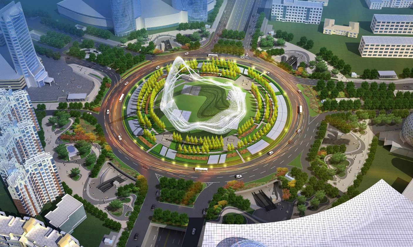 據了解，光谷綜合體投入使用后，武漢3條地鐵與2條市政隧道將同時在地下交匯，遠期客流量將達到40萬人次，方便市民出行，抵達本次世界軍人運動會部分比賽場館。圖為光谷綜合體建成之后的效果圖。