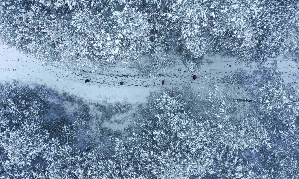 近日，受2024年首場寒潮天氣影響，南方地區(qū)出現(xiàn)大范圍降雪，南方電網(wǎng)供電范圍的貴州、云南、廣西、廣東部分地區(qū)發(fā)生電力線路覆冰。1月18日、22日，南方電網(wǎng)先后發(fā)布低溫冰凍災害黃色預警，啟動低溫雨雪冰凍災害Ⅳ級響應，有序應對冰雪凝凍天氣，全力保障電網(wǎng)安全和電力可靠供應。圖為1月23日，南方電網(wǎng)貴州凱里黃平供電局工作人員對10千伏平紙線開展冰情監(jiān)測和線路特巡工作。